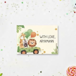 Gift Labels - Animals Drive (24pcs) (PREPAID ONLY) (Dispatch in 5-6 Days)