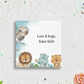 Gift Labels - Animals watercolor (24pcs) (PREPAID ONLY) (Dispatch in 5-6 Days)