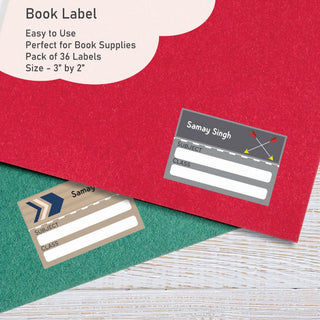 Personalised Book Labels - Arrow Magic (PREPAID ORDER)