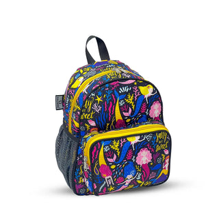 Cute Mermaid & Flower Prints Backpack for Kids