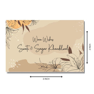 Gift tag - Autumn Fall (72 pcs) (PREPAID ONLY) (Dispatch in 5-6 Days)
