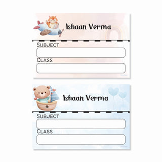 Personalised Book Labels - Baby Safari (PREPAID ORDER)
