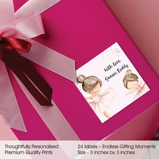 Gift Labels personalized - Ballerina Magic (PREPAID ORDER)