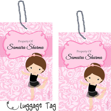Luggage Tags - Ballet - Pack of 2 Tags - PREPAID ONLY