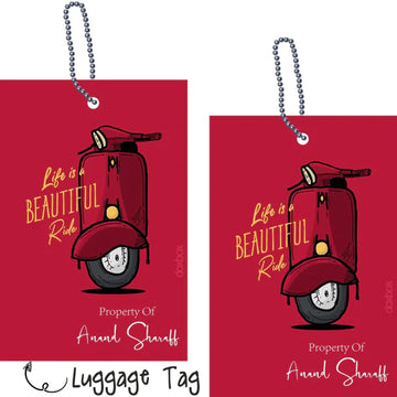 Luggage Tags - Beautiful Ride - Pack of 2 Tags - PREPAID ONLY