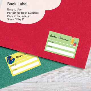 Personalised Book Labels - Bookworm Club (PREPAID ORDER)