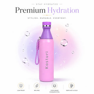 Personalized Pastel Color Stainless Steel Vacuum Insulated Water Bottle 500ml
