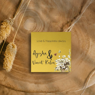 Golden Gift Tag - Bouquet (PREPAID) (Dispatch in 5-6 Days)