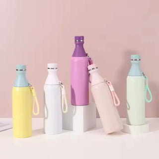 Personalized Pastel Color Stainless Steel Vacuum Insulated Water Bottle 500ml