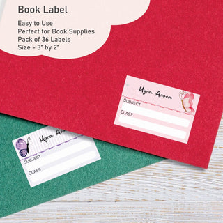 Personalised Book Labels - Butterfly Bliss (PREPAID ORDER)