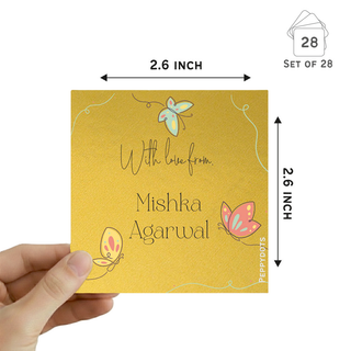 Golden Gift Tag - Butterfly (PREPAID)