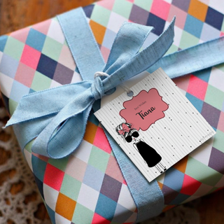 Gift Tag - Camera Girl (48 pcs) (PREPAID ONLY) (Dispatch in 5-6 Days)