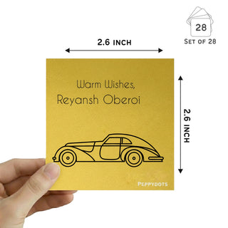Golden Gift Tag - Car (PREPAID)