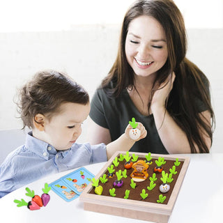 Cots and Cuddles Wooden Harvest Memory Game