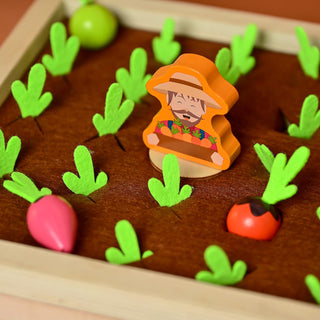 Cots and Cuddles Wooden Harvest Memory Game