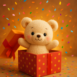 Surprise plushie