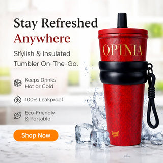 710ml Insulated Stainless Steel Sipper Tumbler | Leakproof Bottle with Carry Loop for Women & Girls