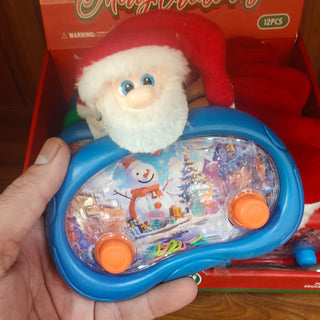 Christmas Theme Santa Face Ring Toss Water game for Kids (Random Print)