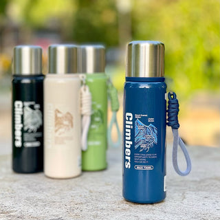 Climbers 730ML Double Wall Stainless Steel Flask with Cup
