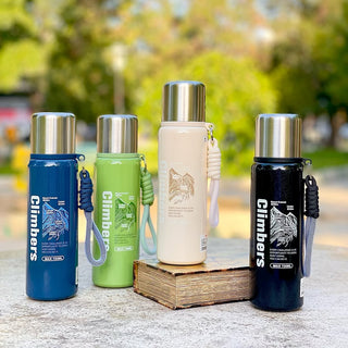 Climbers 730ML Double Wall Stainless Steel Flask with Cup