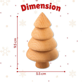 Wooden Christmas Tree for Kids