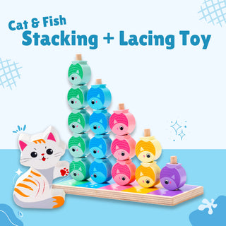 Pretend Play Counting & Lacing Set for Kids