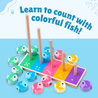Pretend Play Counting & Lacing Set for Kids