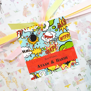 Gift Tag - Comic (48 pcs) (PREPAID ONLY)