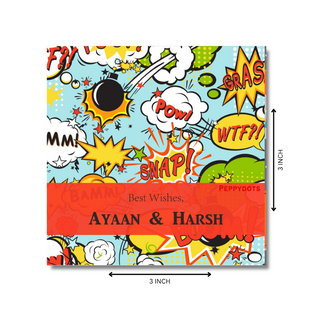 Gift Tag - Comic (48 pcs) (PREPAID ONLY)