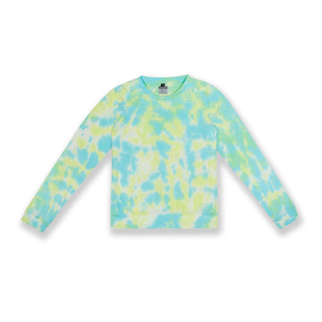 Unicorn Full Sleeves Tie and Dye Night Suit - Yellow, Blue & Green(Uk Size)
