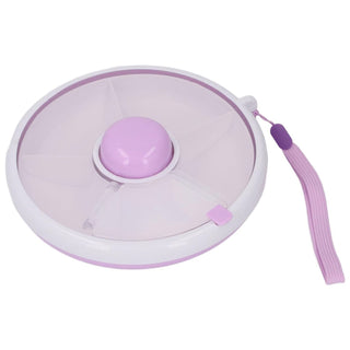 Portable Rotating Snack and Dry Fruit Organizer for Kids & Adults