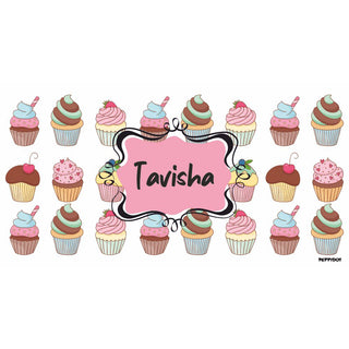 Personalised Water bottle - Cupcake (PREPAID ONLY)