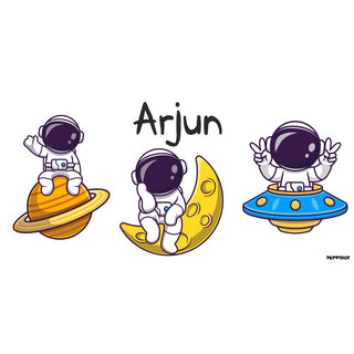 Personalised Water bottle - Cute Astronaut (PREPAID ONLY)
