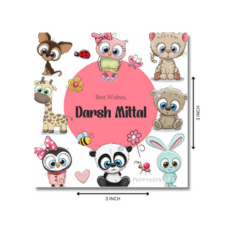 Gift Tag - Cute Animal (48 pcs) (PREPAID ONLY) (Dispatch in 5-6 Days)