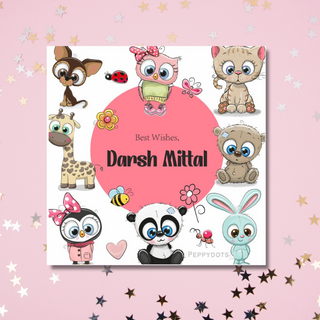 Gift Tag - Cute Animal (48 pcs) (PREPAID ONLY) (Dispatch in 5-6 Days)