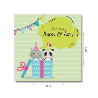 Cute Cat Gift Tag (48 pcs) (PREPAID ONLY) (Dispatch in 5-6 Days)