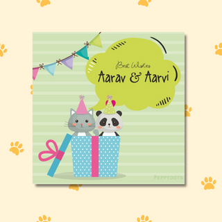 Cute Cat Gift Tag (48 pcs) (PREPAID ONLY) (Dispatch in 5-6 Days)