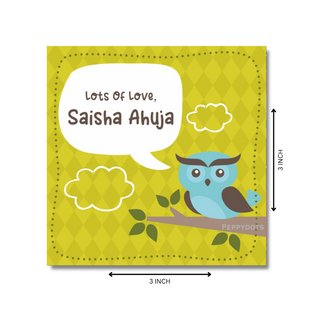 Gift Tag - Cute Owl (48 pcs) (PREPAID ONLY) (Dispatch in 5-6 Days)