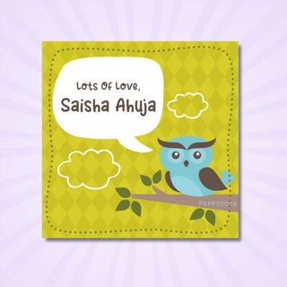 Gift Tag - Cute Owl (48 pcs) (PREPAID ONLY) (Dispatch in 5-6 Days)