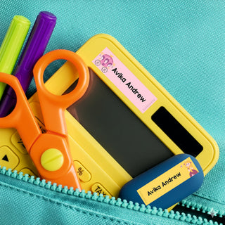 Waterproof Labels - Cute Princess - Pack of 88 labels - PREPAID ONLY