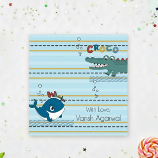 Gift Labels - Cute Whale (24pcs) (PREPAID ONLY) (Dispatch in 5-6 Days)