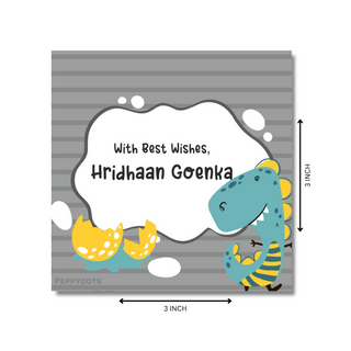 Gift Tag - Cute Dino (48 pcs) (PREPAID ONLY) (Dispatch in 5-6 Days)