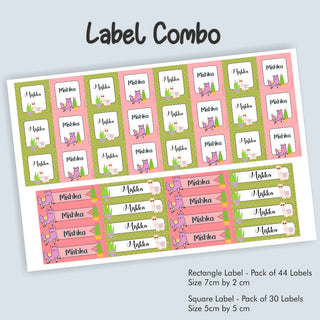 Labels Combo - Cute llama (PREPAID ORDER) (Dispatch in 5-6 Days)