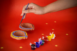 DIY Diya ( Paint your Diya ) (Pack of 5)