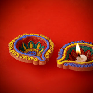 DIY Diya ( Paint your Diya ) (Pack of 5)