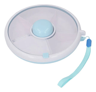 Portable Rotating Snack and Dry Fruit Organizer for Kids & Adults