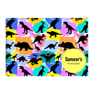 Personalised Sketchbook - Dinasour Shadow (PREPAID)