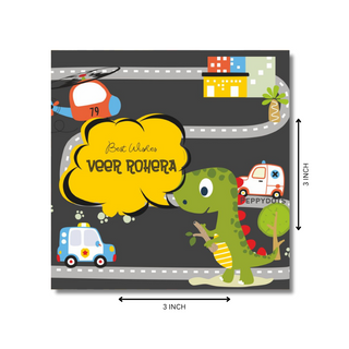 Gift Tag - Dinosaur (48 pcs) (PREPAID ONLY) (Dispatch in 5-6 Days)