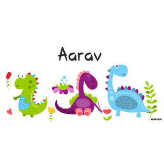 Personalised Water bottle - Dinosaurs (PREPAID ONLY)