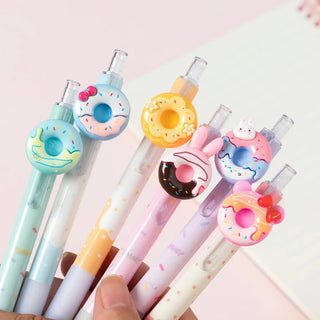 Kawaii Donut Charm Pencil | Fun Kids Stationery (Pack Of 12/24)